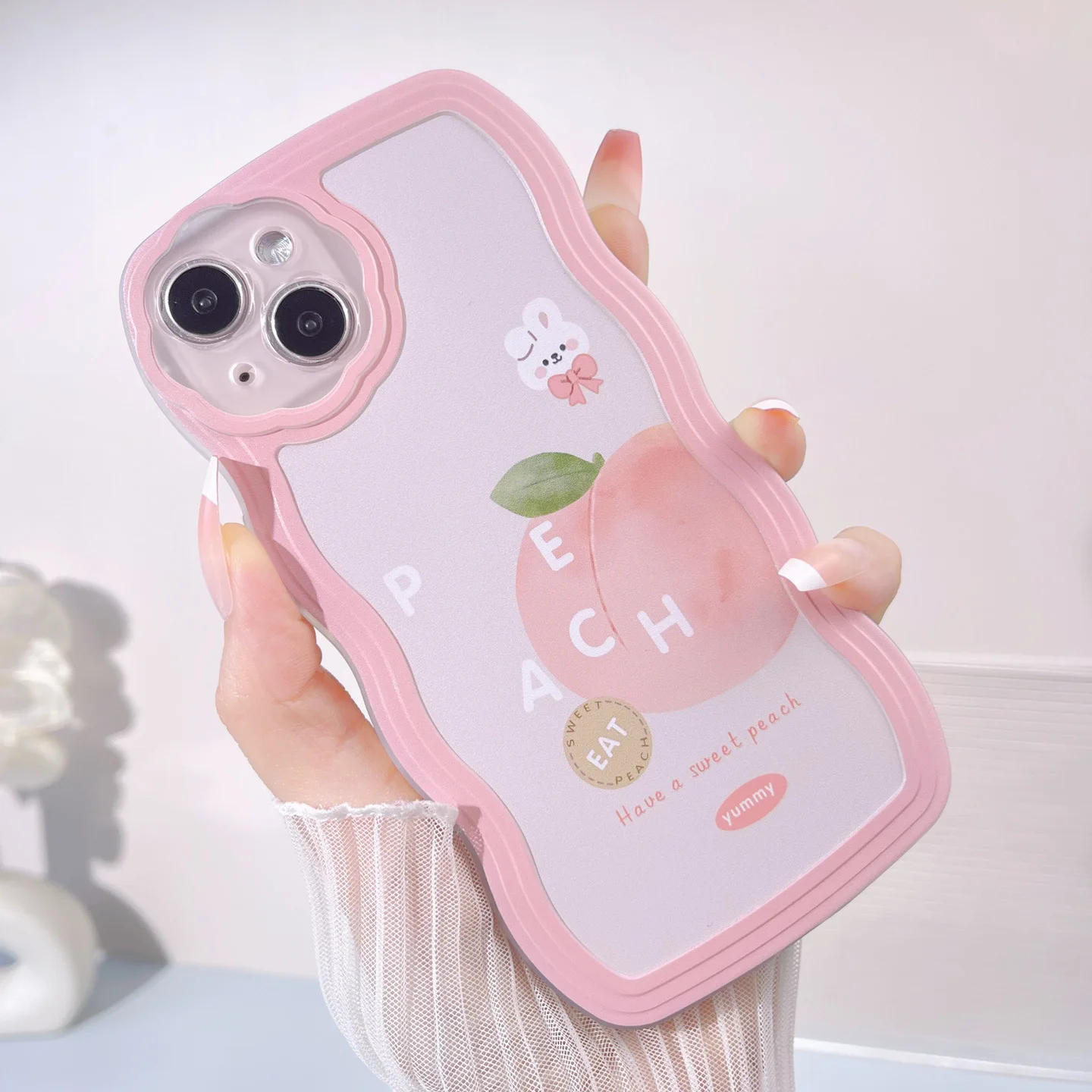 Mobile Phone Case Simple Fashion Pink Rabbit Peach Japanese and Korean Cute Oil Painting Mobile Phone Case
Mobile Phone Case Simple Fashion Pink Rabbit Peach Japanese and Korean Cute Oil Painting Mobile Phone Case