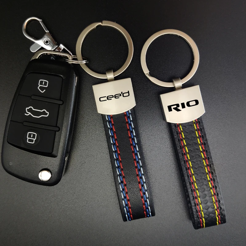 JKHNN Leather Car KeyChain Key Rings For Kia Rio 3 4 Ceed Sportage 3 4 K5 Spectra Optima K2 Cerato Soul NIRO Auto Accessories
JKHNN Leather Car KeyChain Key Rings For Kia Rio 3 4 Ceed Sportage 3 4 K5 Spectra Optima K2 Cerato Soul NIRO Auto Accessories