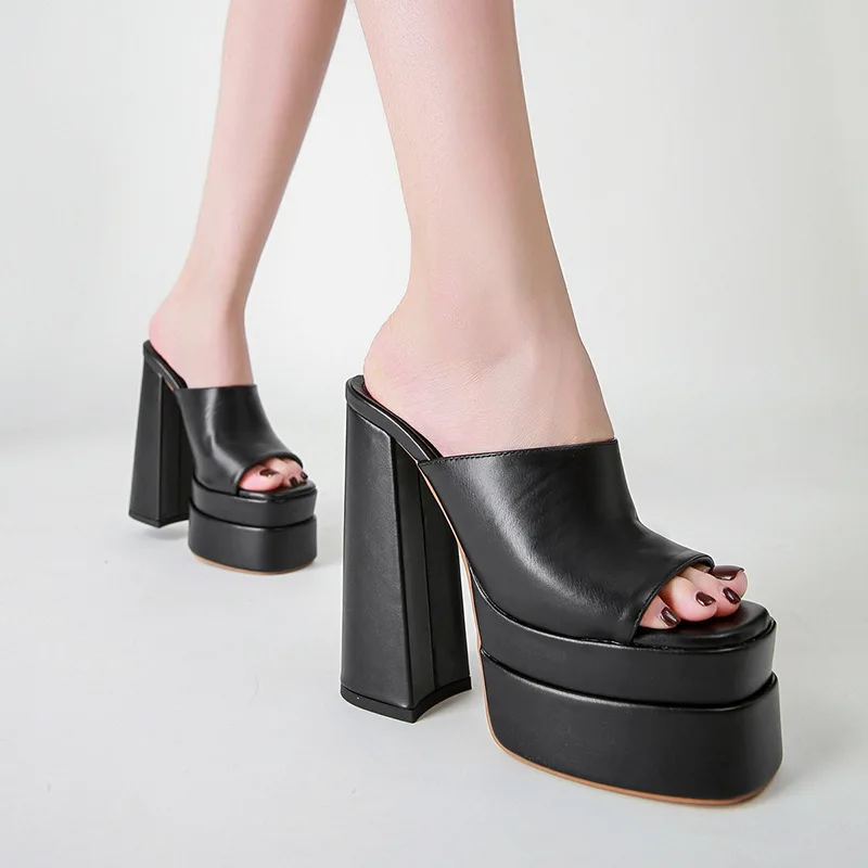 Fashion 2022 New Summer Women's Sandals Peep-Toe Shoes Woman High-Heeled Casual Super High Heel Women Shoe Large Size 35~42
Fashion 2022 New Summer Women's Sandals Peep-Toe Shoes Woman High-Heeled Casual Super High Heel Women Shoe Large Size 35~42