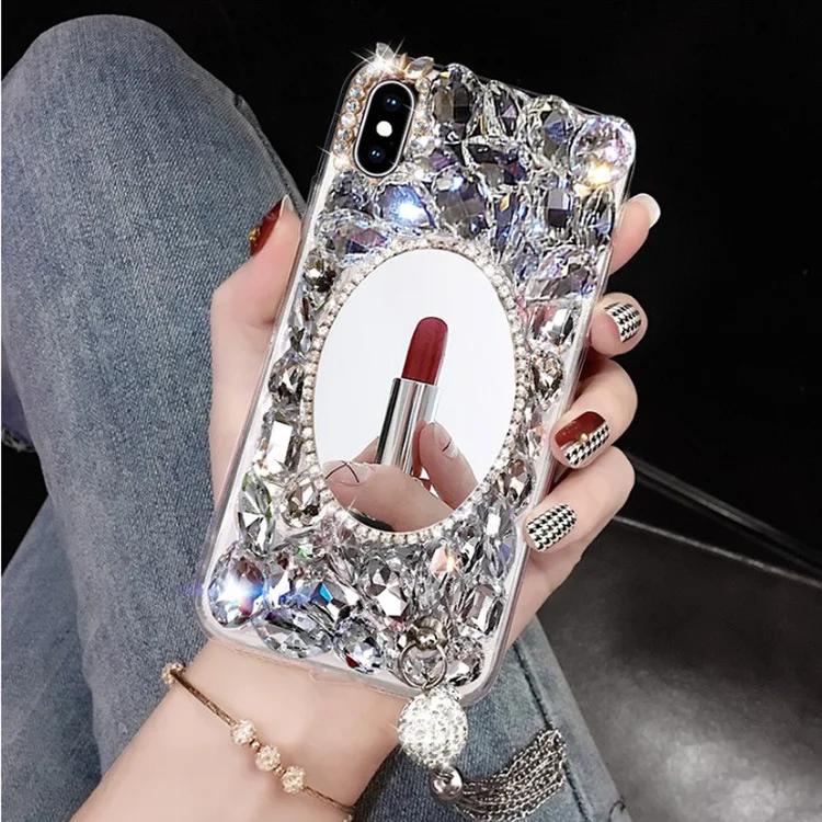 2022 Newest fashion phone case For VIVO X50 X60 Pro X27 X23 S7 Luxury Crystal Diamond Mirror Soft with tassel Clear Phone Case
2022 Newest fashion phone case For VIVO X50 X60 Pro X27 X23 S7 Luxury Crystal Diamond Mirror Soft with tassel Clear Phone Case