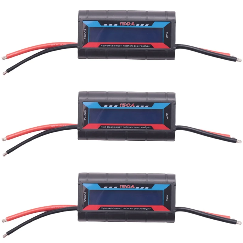 Hot 3X FT08 RC 150A High Precision Watt Meter And Power Analyzer With Backlight LCD
Hot 3X FT08 RC 150A High Precision Watt Meter And Power Analyzer With Backlight LCD