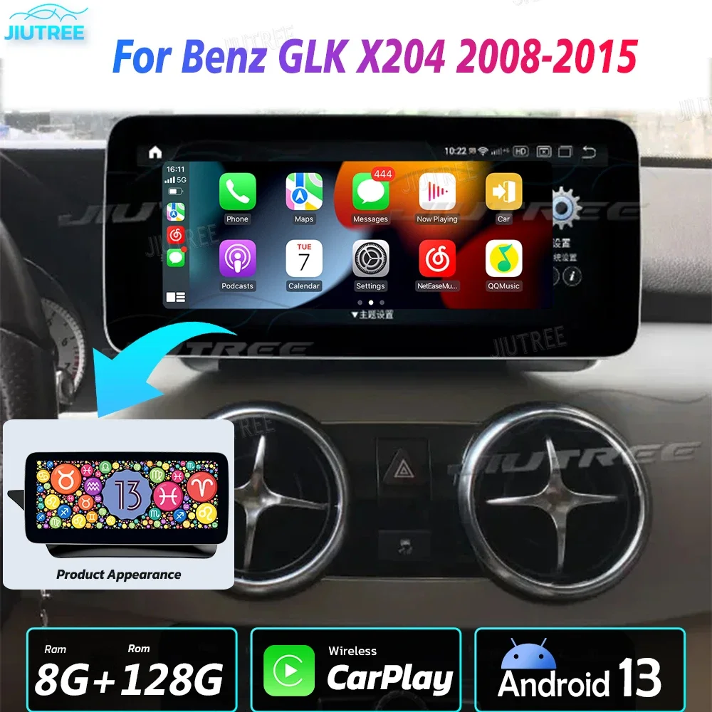 Автомагнитола для Mercedes Benz GLK X204 12,3 2008-2015 Android13, 2009 дюйма, Wi-Fi, 4G, Carplay, Автомобильный GPS, мультимедийный плеер, аудио монитор
Автомагнитола для Mercedes Benz GLK X204 12,3 2008-2015 Android13, 2009 дюйма, Wi-Fi, 4G, Carplay, Автомобильный GPS, мультимедийный плеер, аудио монитор