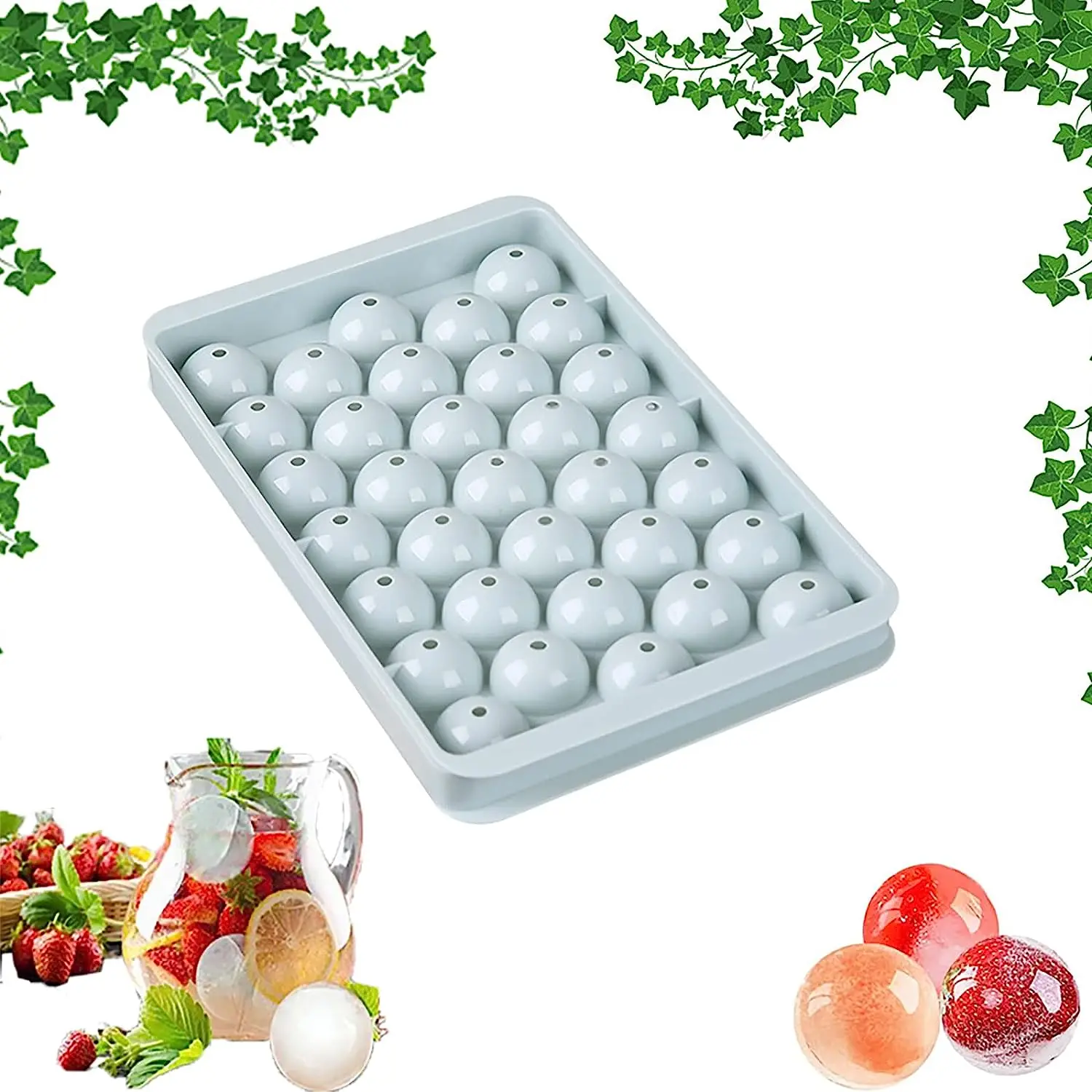 33 Ice Ball Hockey Mold Frozen Whiskey Cocktail Mini Ball Maker Mold Round Ice Cube Mold with Lid Ice Tray Box Kitchen Tools
33 Ice Ball Hockey Mold Frozen Whiskey Cocktail Mini Ball Maker Mold Round Ice Cube Mold with Lid Ice Tray Box Kitchen Tools