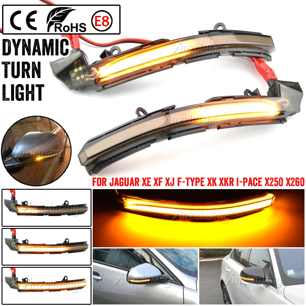 Car Accessories Dynamic Turn Signal Light LED Side Mirror Indicator Blinker Fit for Jaguar XK XKR X150 2007-2014 XE X760 15-20
Car Accessories Dynamic Turn Signal Light LED Side Mirror Indicator Blinker Fit for Jaguar XK XKR X150 2007-2014 XE X760 15-20