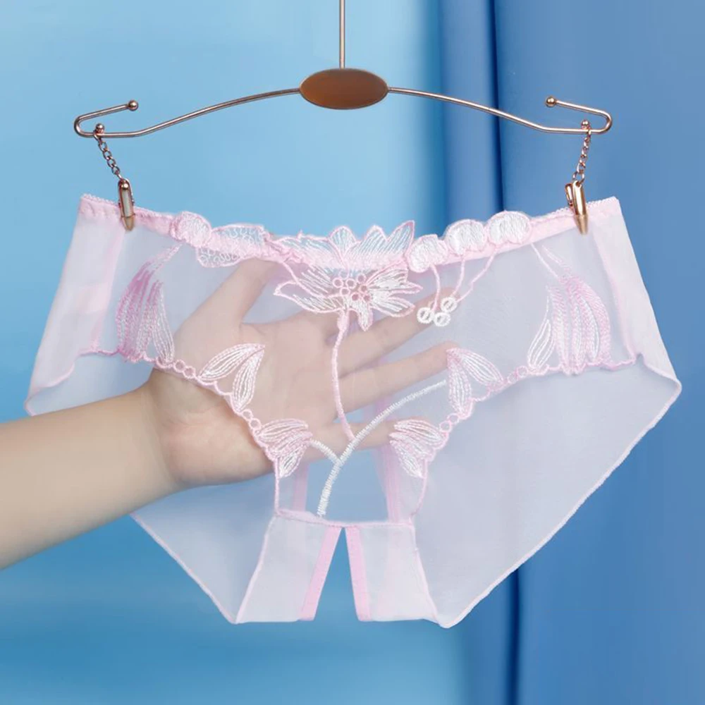 Perspective Women Crotchless Underwear Floral Mesh Comfort Sheer Elasticity Slips Open Crotch Slit Seamless Briefs Panties
Perspective Women Crotchless Underwear Floral Mesh Comfort Sheer Elasticity Slips Open Crotch Slit Seamless Briefs Panties