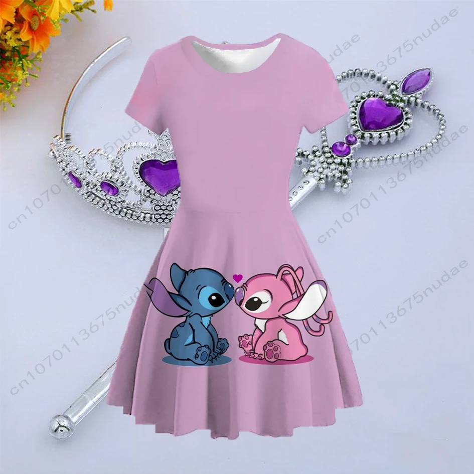 2022 Summer New Casual Cartoon Anime Princess Dress Printed Disney Stitch Dress Round Neck Short Sleeve Princess Dress for Girls
2022 Summer New Casual Cartoon Anime Princess Dress Printed Disney Stitch Dress Round Neck Short Sleeve Princess Dress for Girls