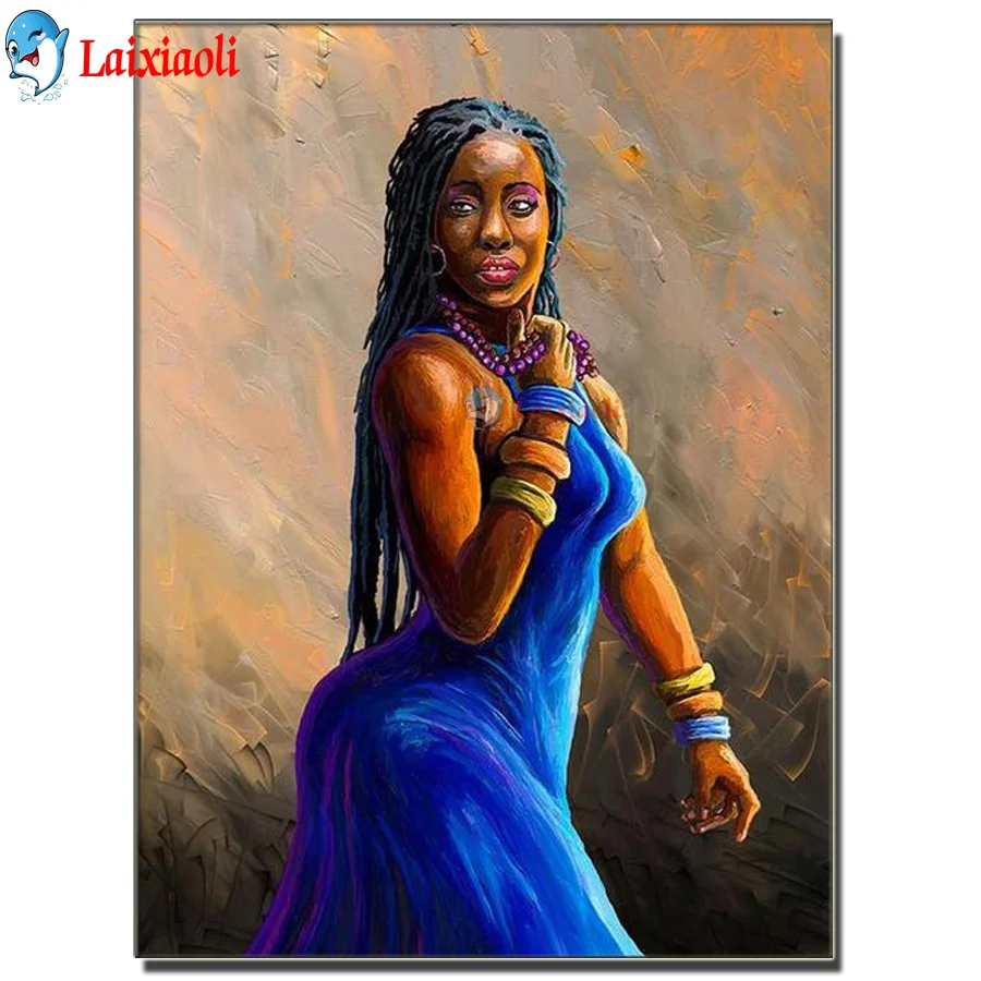 5D Diy Diamond Painting African Woman Diamond Embroidery Jewelry blue dress lady Picture Full Round Square Drill sale Home Decor
5D Diy Diamond Painting African Woman Diamond Embroidery Jewelry blue dress lady Picture Full Round Square Drill sale Home Decor