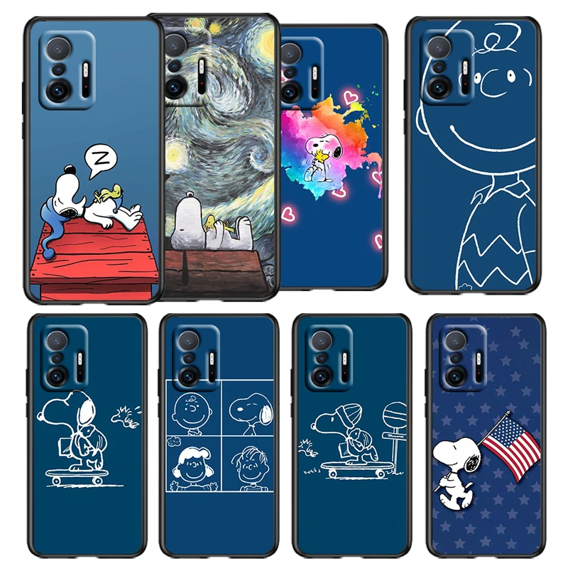 Cartoon Snoopy Cute For Xiaomi Mi 12 11 11T 10 10T 9T 8 6 A1 Ultra Pro Lite 4G 5G Silicone Soft TPU Black Phone Case Cover Capa
Cartoon Snoopy Cute For Xiaomi Mi 12 11 11T 10 10T 9T 8 6 A1 Ultra Pro Lite 4G 5G Silicone Soft TPU Black Phone Case Cover Capa
