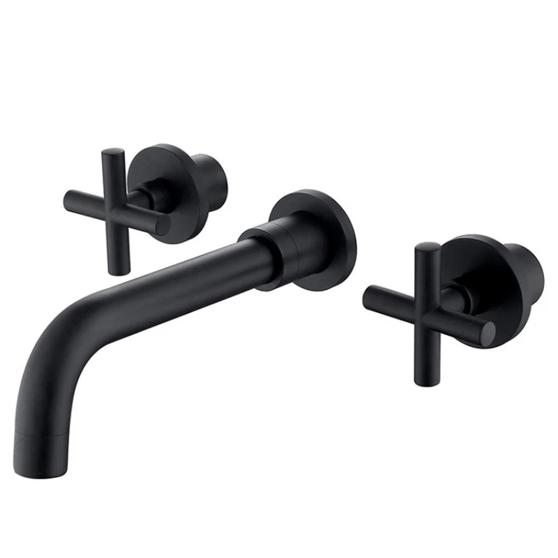 Wall Mounted Taps Single Handle Matt Black Bathroom Mixer Tap Basin Faucets
Wall Mounted Taps Single Handle Matt Black Bathroom Mixer Tap Basin Faucets