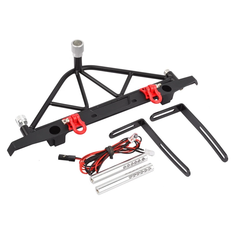 Metal Rear Bumper with Spare Tire Rack for Axial Traxxas TRX4 SCX10 SCX10 II 90046 SCX10 III 1/10 RC Crawler Car
Metal Rear Bumper with Spare Tire Rack for Axial Traxxas TRX4 SCX10 SCX10 II 90046 SCX10 III 1/10 RC Crawler Car