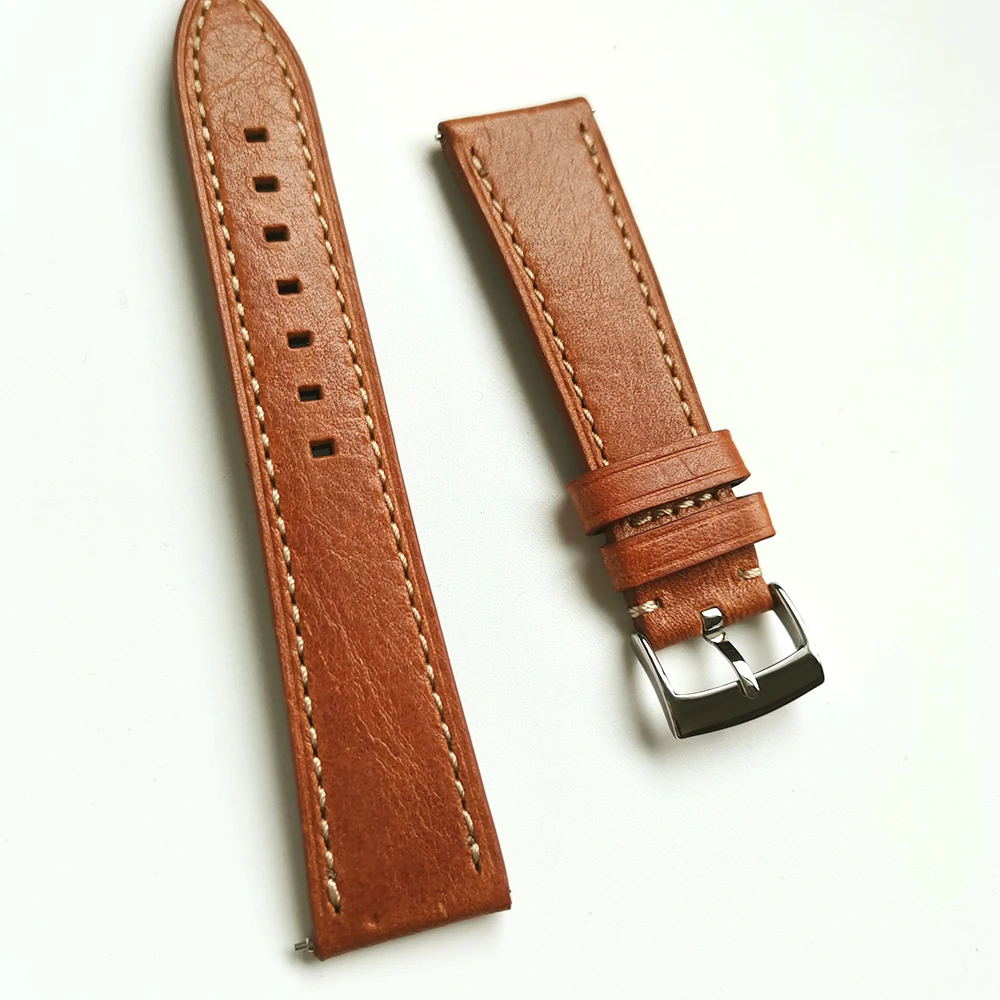 18 19 20 21 22mm Oil wax Crazy Horse Skin Watch Strap Band Genuine Leather Quick release Breathable Watch Belt soft Watchbands
18 19 20 21 22mm Oil wax Crazy Horse Skin Watch Strap Band Genuine Leather Quick release Breathable Watch Belt soft Watchbands