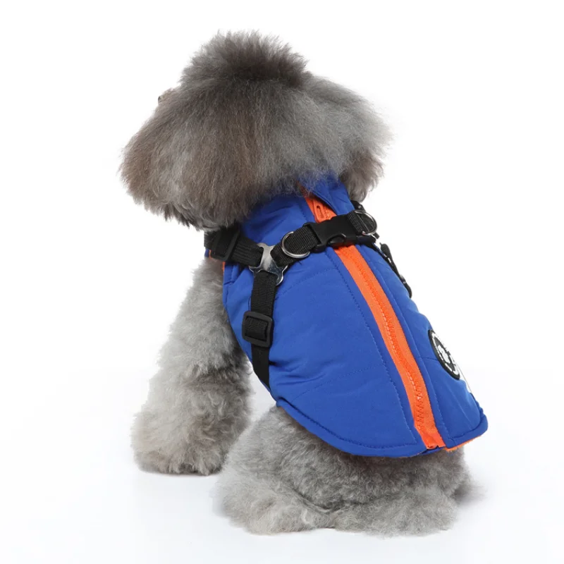 Keep warm in winter Dog Chest Strap Autumn and Winter Jacket Cotton Coat Pet Zipper Clothing
Keep warm in winter Dog Chest Strap Autumn and Winter Jacket Cotton Coat Pet Zipper Clothing