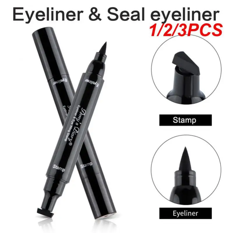 1/2/3PCS Double Head Black Eyeliner With Stamp Liquid Eye Liner Pencil Waterproof Long Lasting Make Up Beauty Tool Easy To Wear
1/2/3PCS Double Head Black Eyeliner With Stamp Liquid Eye Liner Pencil Waterproof Long Lasting Make Up Beauty Tool Easy To Wear