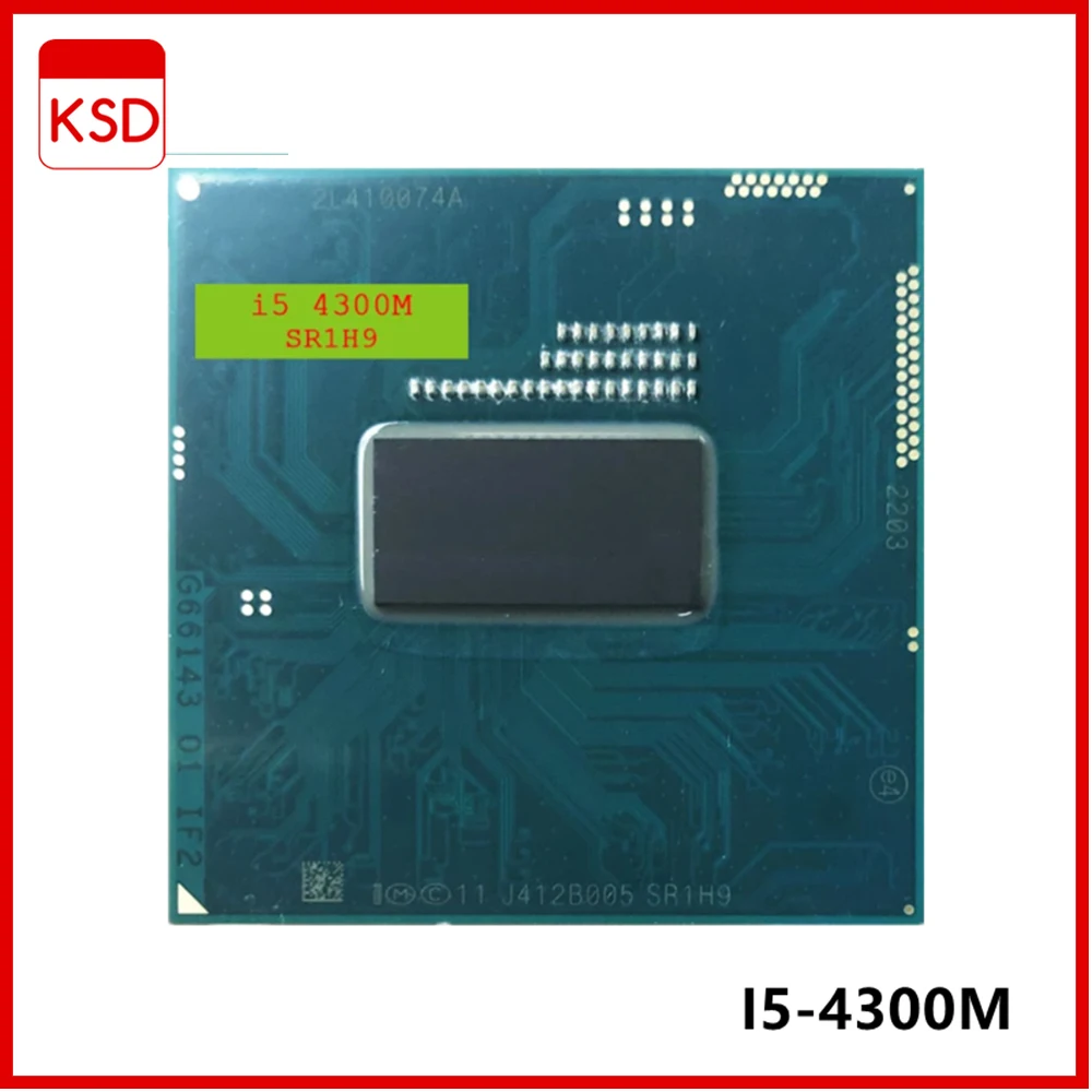 Intel Core I5-4300M SR1H9 Processor i5 4300M notebook Laptop CPU Socket G3 rPGA946B Suitable for HM86/HM87 chipset laptop
Intel Core I5-4300M SR1H9 Processor i5 4300M notebook Laptop CPU Socket G3 rPGA946B Suitable for HM86/HM87 chipset laptop