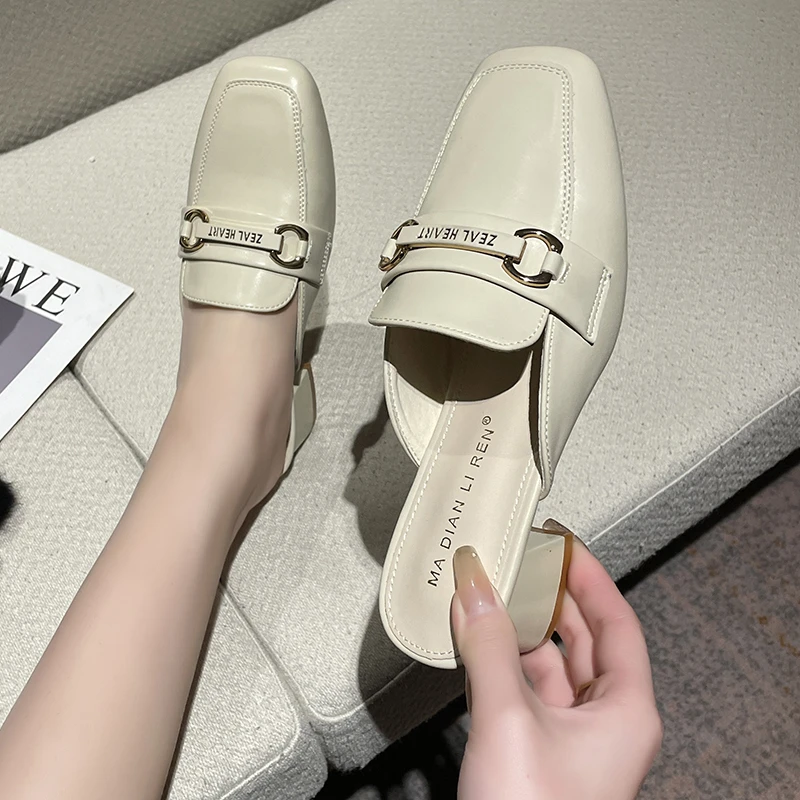 Шлепанцы женские без задника, сланцы, квадратный носок, без застежки, повседневные сандалии, уличные тапочки, низкий каблук, весна-лето 
Шлепанцы женские без задника, сланцы, квадратный носок, без застежки, повседневные сандалии, уличные тапочки, низкий каблук, весна-лето