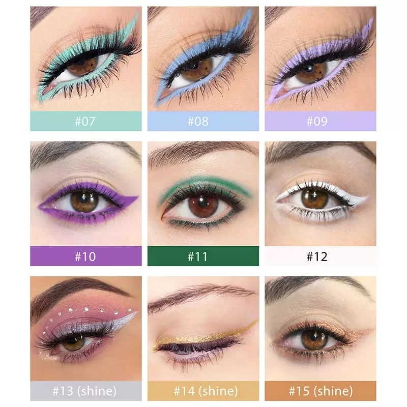 1 PCS Fluorescent Color Eyeliner New Eye Makeup Fashion Sweat-proof Waterpoof Ultra-fine Eye Liner Gel Pen Eye Makeup Tools 
1 PCS Fluorescent Color Eyeliner New Eye Makeup Fashion Sweat-proof Waterpoof Ultra-fine Eye Liner Gel Pen Eye Makeup Tools