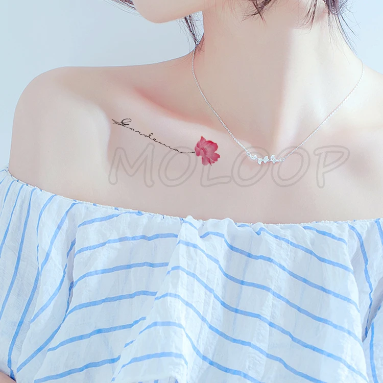 Temporary Tattoo Sticker pink rose flower line pattern Little Element Water Transfer waterproof Fake tatto for kid girl boy
Temporary Tattoo Sticker pink rose flower line pattern Little Element Water Transfer waterproof Fake tatto for kid girl boy