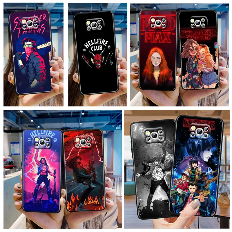 Stranger Things Luxury Anime Phone Case For Xiaomi Mi Poco X4 X3 X2 NFC F4 F3 F2 GT M5 M5s M4 M3 Pro C40 C3 5G Black Funda Cover
Stranger Things Luxury Anime Phone Case For Xiaomi Mi Poco X4 X3 X2 NFC F4 F3 F2 GT M5 M5s M4 M3 Pro C40 C3 5G Black Funda Cover