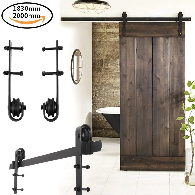 Sliding Door Hardware Barn Sliding Door Accessory Kit Metal Parts Set Sliding Door Track Heavy Duty Sturdy Easy to install 
Sliding Door Hardware Barn Sliding Door Accessory Kit Metal Parts Set Sliding Door Track Heavy Duty Sturdy Easy to install