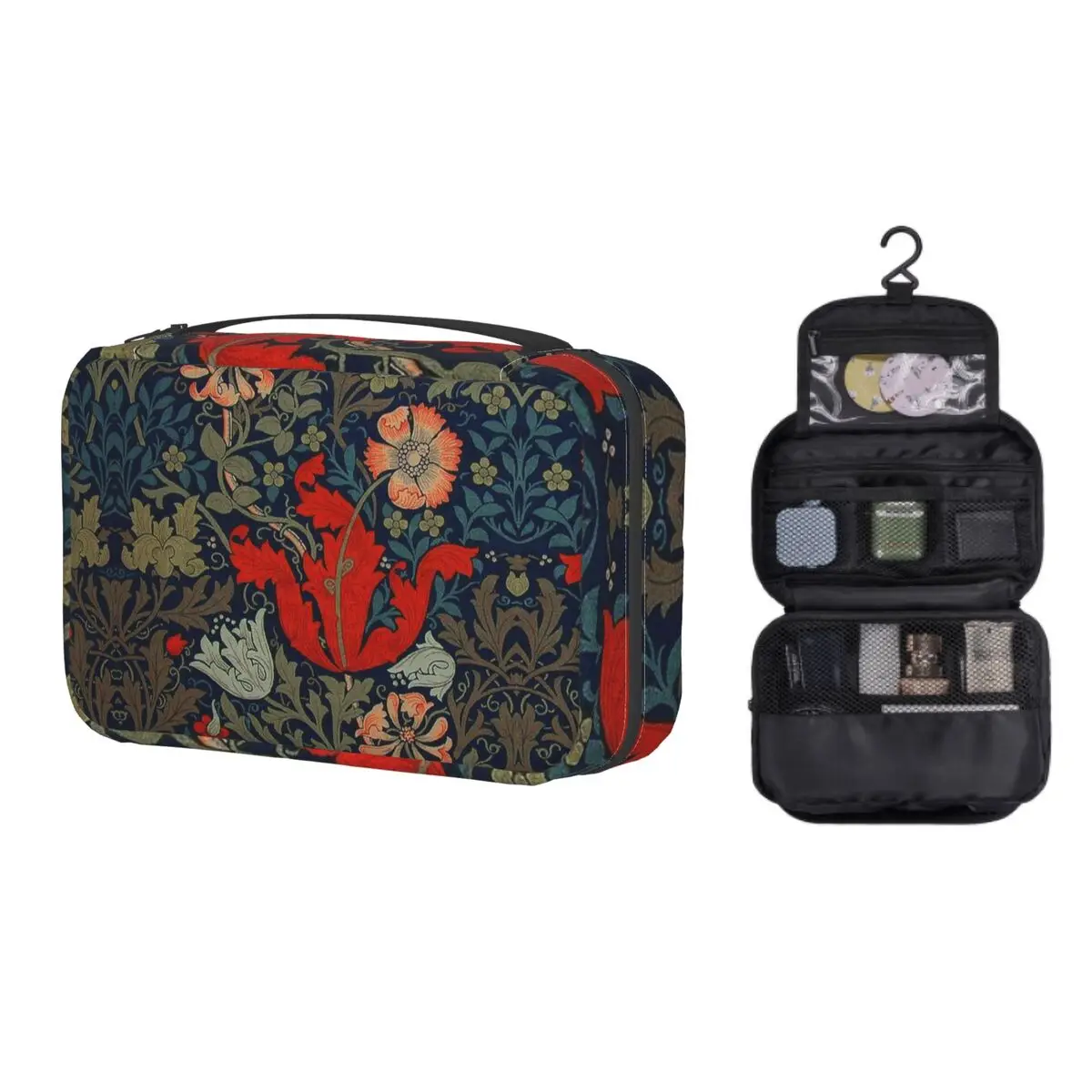William Morris Compton Floral Art Nouveau Pattern Toiletry Bag Women Cosmetic Makeup Organizer Lady Beauty Storage Dopp Kit Case
William Morris Compton Floral Art Nouveau Pattern Toiletry Bag Women Cosmetic Makeup Organizer Lady Beauty Storage Dopp Kit Case