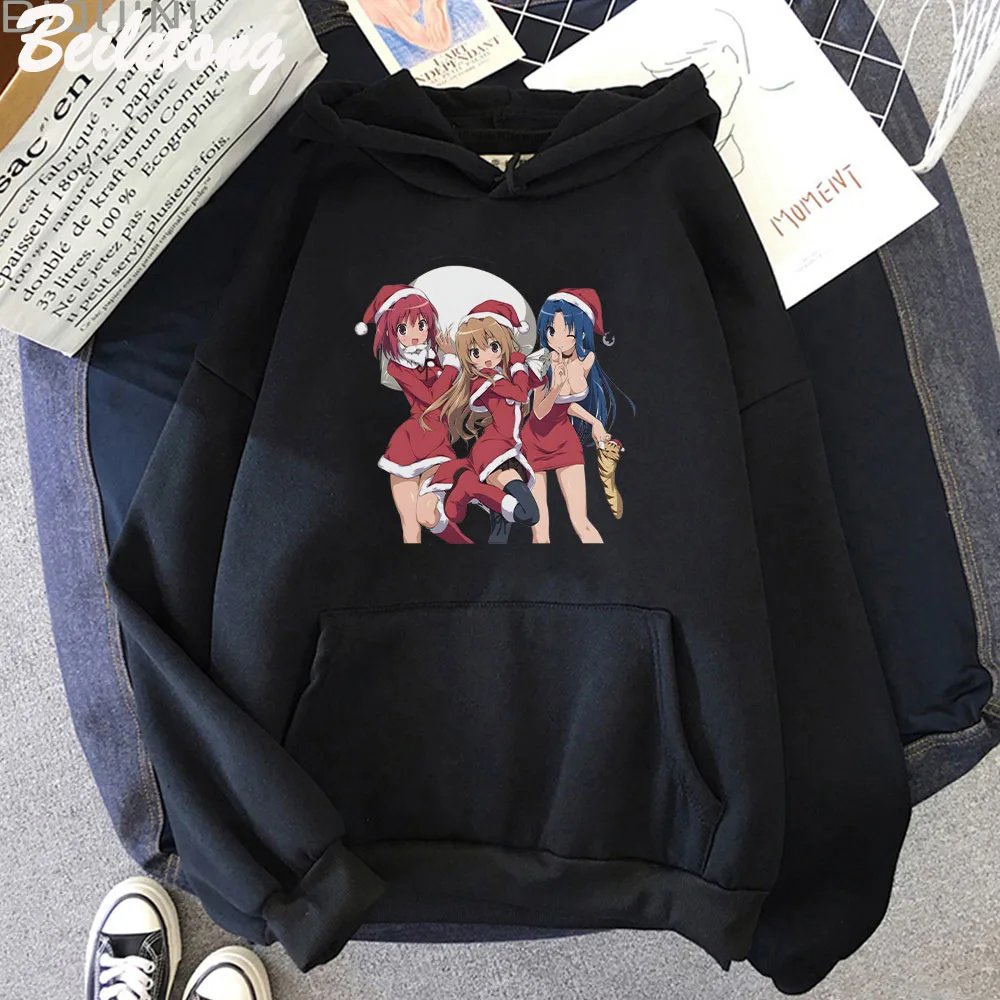 Толстовки с рисунком аниме Toradora, Мужской флисовый пуловер, милый Женский свитшот с рождественским рисунком, женская зимняя одежда
Толстовки с рисунком аниме Toradora, Мужской флисовый пуловер, милый Женский свитшот с рождественским рисунком, женская зимняя одежда