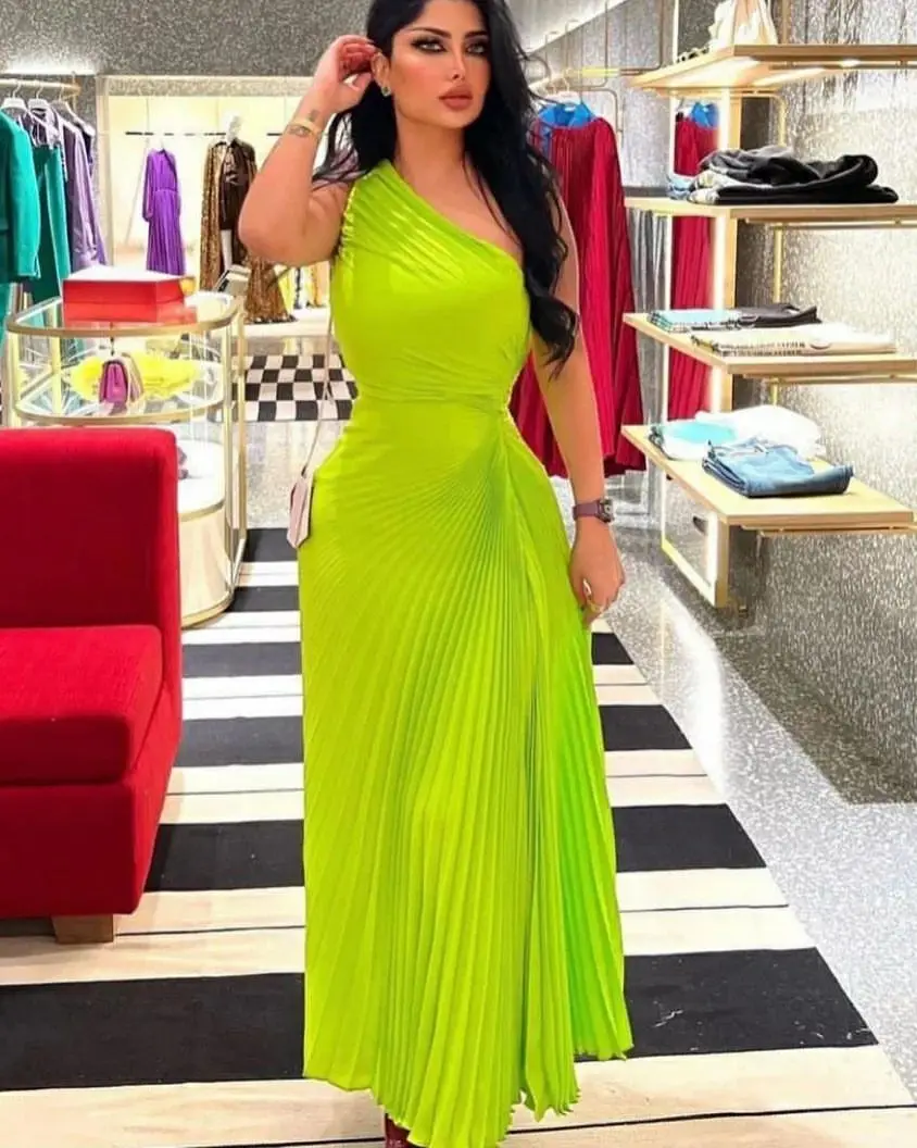 Vintage Mermaid One Shoulder Sleeveless Prom Dresses Pleated Backless Floor Length Formal Party Dresses
Vintage Mermaid One Shoulder Sleeveless Prom Dresses Pleated Backless Floor Length Formal Party Dresses