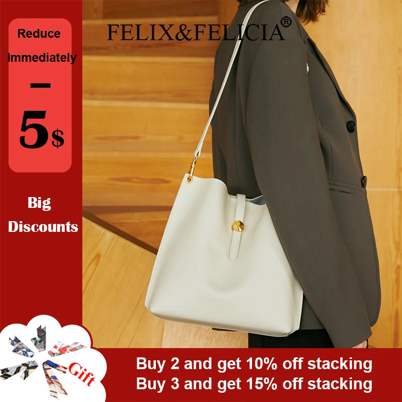 FELIX&FELICIA New Fashion High Quality Large Capacity Bucket Bags Women Retro Crossbody Tote Shoulder Female Messenger Bag 2021
FELIX&FELICIA New Fashion High Quality Large Capacity Bucket Bags Women Retro Crossbody Tote Shoulder Female Messenger Bag 2021