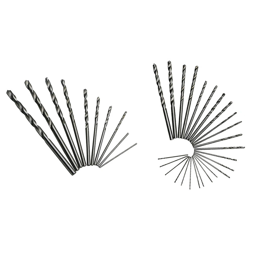 Набор высокоскоростных стальных мини-Сверл из быстрорежущей стали, 10/25 шт. 
Набор высокоскоростных стальных мини-Сверл из быстрорежущей стали, 10/25 шт.