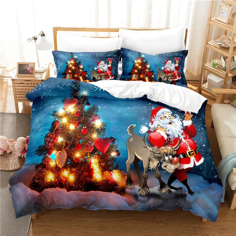 Santa Claus Bedding Set For Bedroom Soft Bedspreads For Bed Home Comefortable Duvet Cover Quilt Cover And Pillowcase
Santa Claus Bedding Set For Bedroom Soft Bedspreads For Bed Home Comefortable Duvet Cover Quilt Cover And Pillowcase