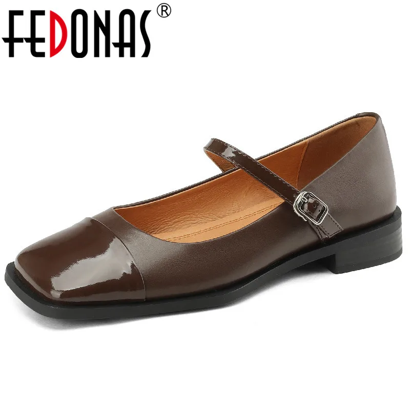 FEDONAS Concise Retro Style Women Pumps Spring Summer Square Toe Low Heels Genuine Leather Mary Janes Shoes Woman Office Ladies
FEDONAS Concise Retro Style Women Pumps Spring Summer Square Toe Low Heels Genuine Leather Mary Janes Shoes Woman Office Ladies