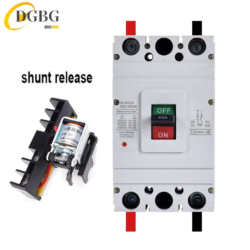 Solar MCCB 500V 1000V 1500V DC Photovoltaic Circuit Breaker 150A 200A 300A 400A 600A PV Isolator DC24V Shunt Release
Solar MCCB 500V 1000V 1500V DC Photovoltaic Circuit Breaker 150A 200A 300A 400A 600A PV Isolator DC24V Shunt Release