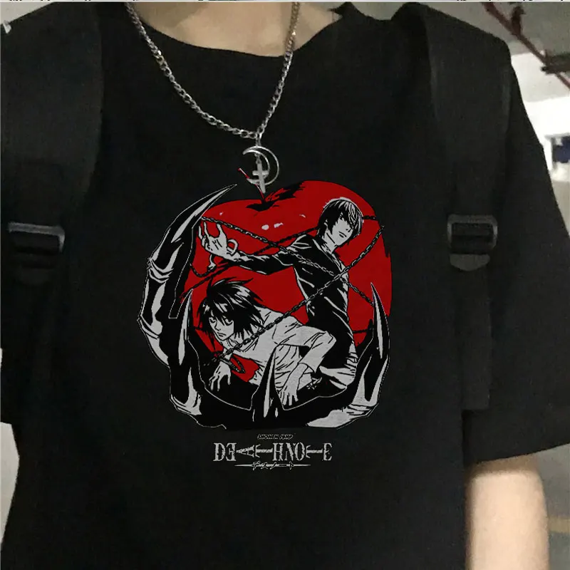Death Note Print Women T-Shirt Harajuku 90s Summer Short Sleeve T-shirt Female Casual Fashion Woman Blouses 2022 Clothes Tops
Death Note Print Women T-Shirt Harajuku 90s Summer Short Sleeve T-shirt Female Casual Fashion Woman Blouses 2022 Clothes Tops