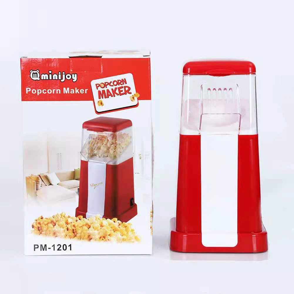 110V/220V Electric Popcorn Maker 1200W Household DIY Oil-Free Automatic Mini Hot Air Popcorn Making Machine Kitchen Kids Gift
110V/220V Electric Popcorn Maker 1200W Household DIY Oil-Free Automatic Mini Hot Air Popcorn Making Machine Kitchen Kids Gift