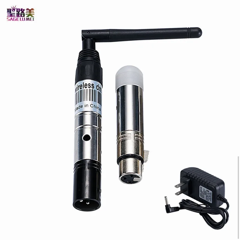2.4G Wireless DMX Controller XLR DMX512 Receiver Transmitter For Disco DJ Party Bar Stage PAR Moving Head Laser Light Lamp 
2.4G Wireless DMX Controller XLR DMX512 Receiver Transmitter For Disco DJ Party Bar Stage PAR Moving Head Laser Light Lamp