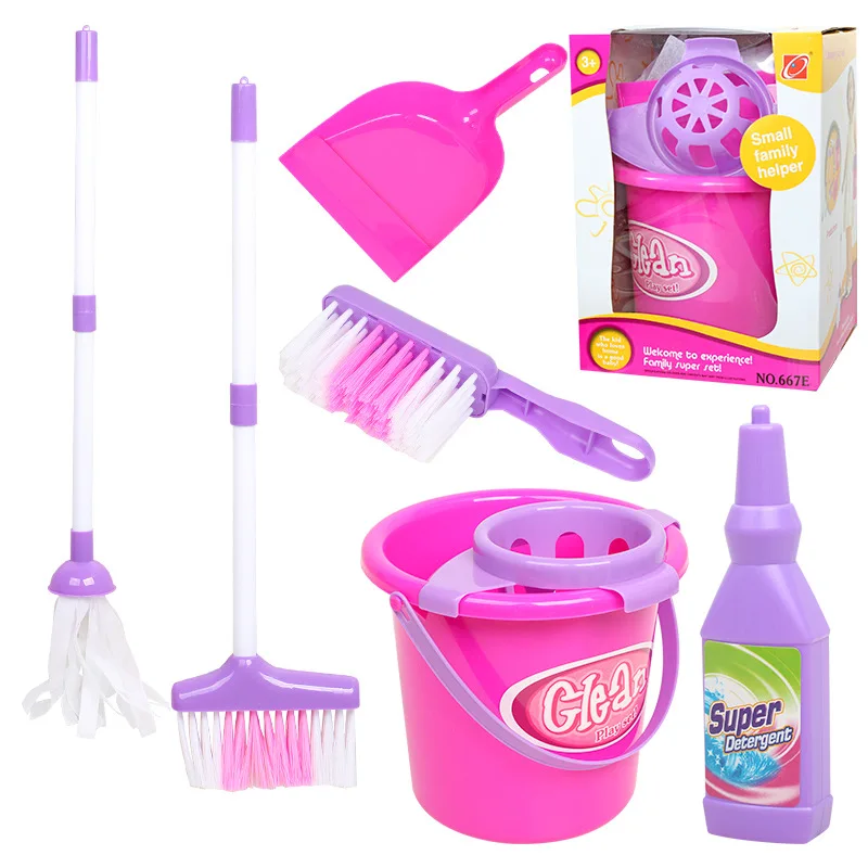 Children's Broom Dustpan Mop Suit Mini Corner Cleaning Baby Home Sweeping Combination Pretend Play Furniture Toys
Children's Broom Dustpan Mop Suit Mini Corner Cleaning Baby Home Sweeping Combination Pretend Play Furniture Toys