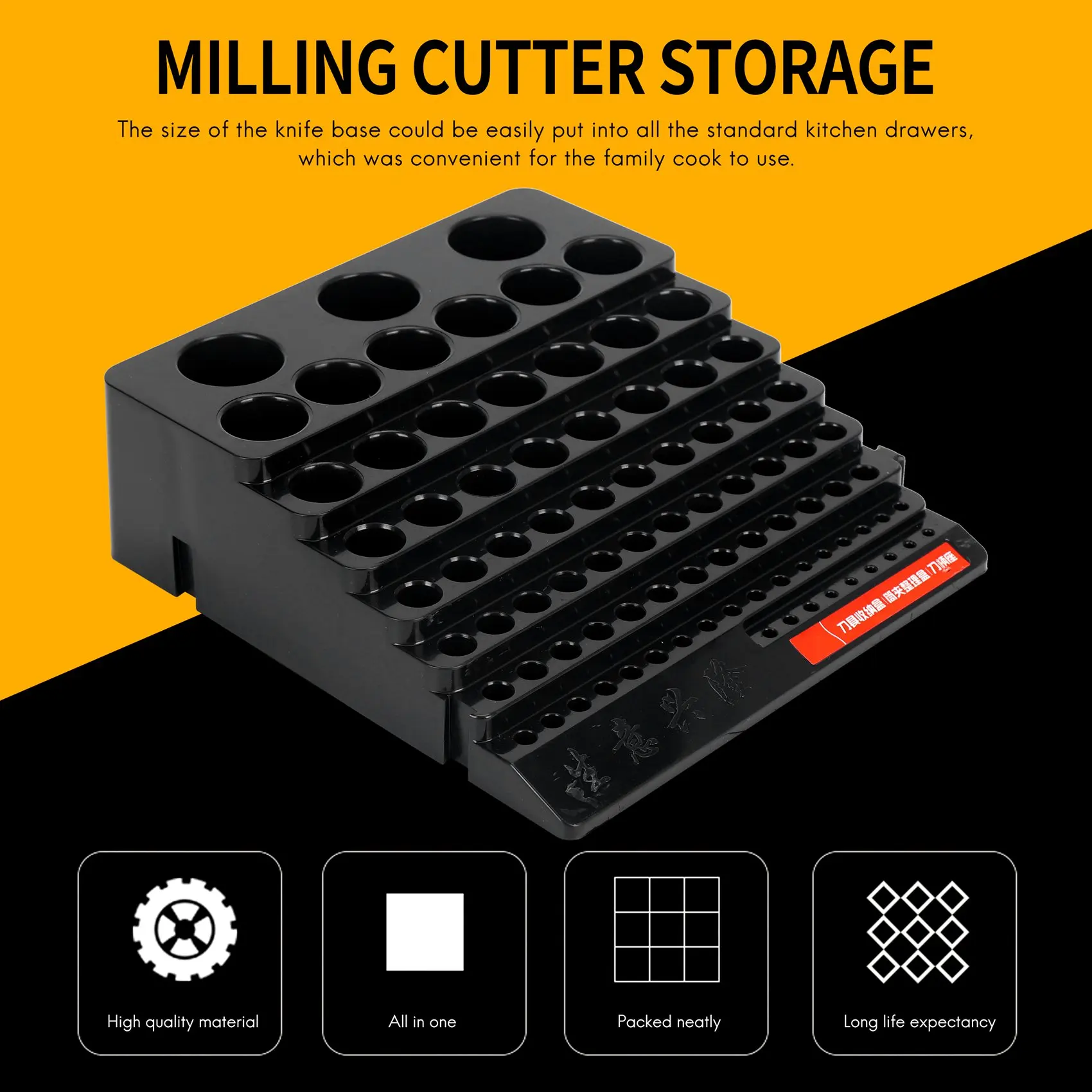 Drill Bit Storage Box Milling Cutter Saving Space Drill Finishing Holder Organizer Case Box for Home DIY Woodworking Use
Drill Bit Storage Box Milling Cutter Saving Space Drill Finishing Holder Organizer Case Box for Home DIY Woodworking Use