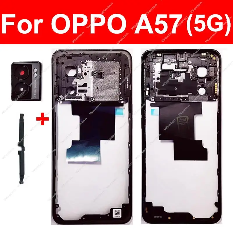 Middle Housing For OPPO A57 5G Middle Frame Cover Bezel with/without Side Button Camera Frame Lens Parts
Middle Housing For OPPO A57 5G Middle Frame Cover Bezel with/without Side Button Camera Frame Lens Parts