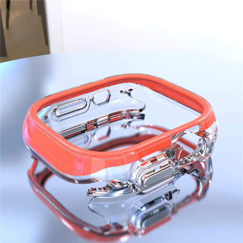 Защитный чехол для Apple Watch, чехол 49 мм, аксессуары, универсальный защитный бампер, закаленный чехол для часов, ультра-чехол для Ultra 2
Защитный чехол для Apple Watch, чехол 49 мм, аксессуары, универсальный защитный бампер, закаленный чехол для часов, ультра-чехол для Ultra 2