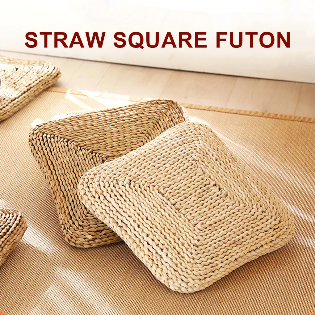 Woven Cushion Square Shape Straw Futon Tatami Pad Home Balcony Garden Thicken Household Rattan Stool Mat for Meditation
Woven Cushion Square Shape Straw Futon Tatami Pad Home Balcony Garden Thicken Household Rattan Stool Mat for Meditation