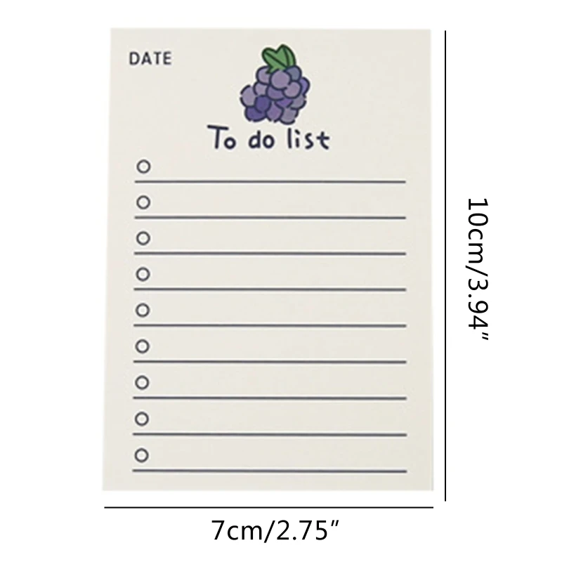50-sheet Note Pad Message Notes Chesk List To Do List Memo Writing Pads Scarpbook Stationery Office Supplies for Student
50-sheet Note Pad Message Notes Chesk List To Do List Memo Writing Pads Scarpbook Stationery Office Supplies for Student
