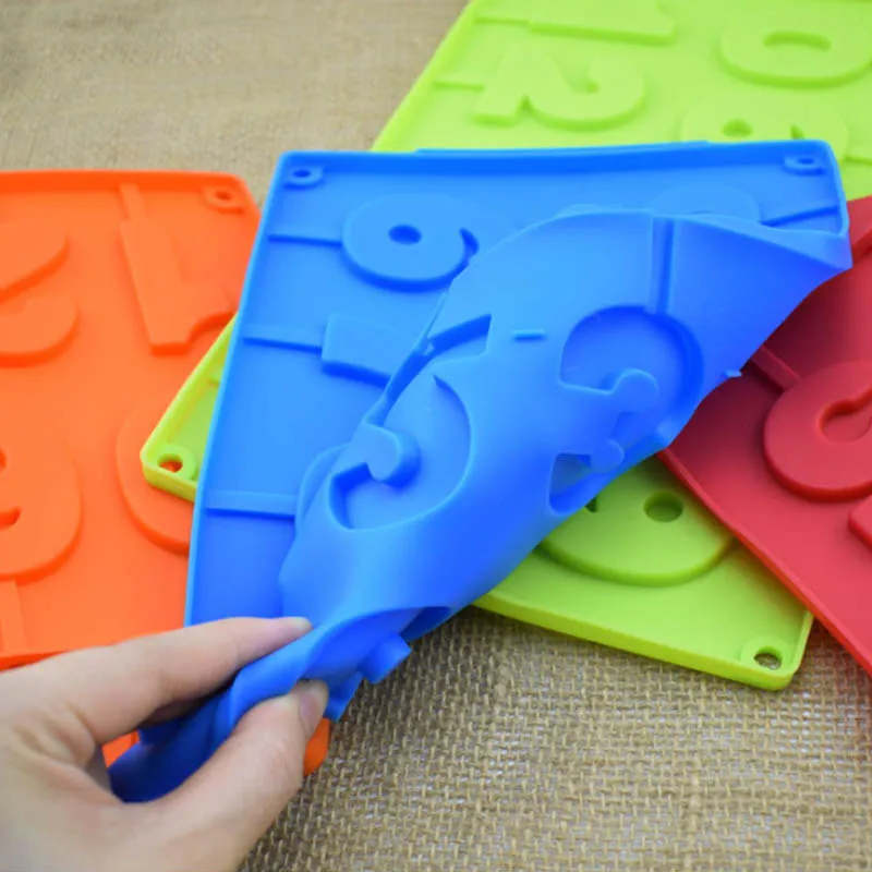 Цифровая силиконовая форма для печенья, 1 шт.
Цифровая силиконовая форма для печенья, 1 шт.