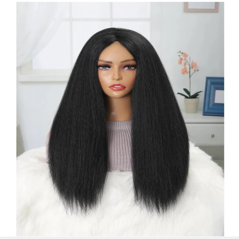 26Inch 180%Density Natural Black Long Silky Straight Free Part Glueless Lace Front Wig For Women With Baby Hair Natural Hairline
26Inch 180%Density Natural Black Long Silky Straight Free Part Glueless Lace Front Wig For Women With Baby Hair Natural Hairline