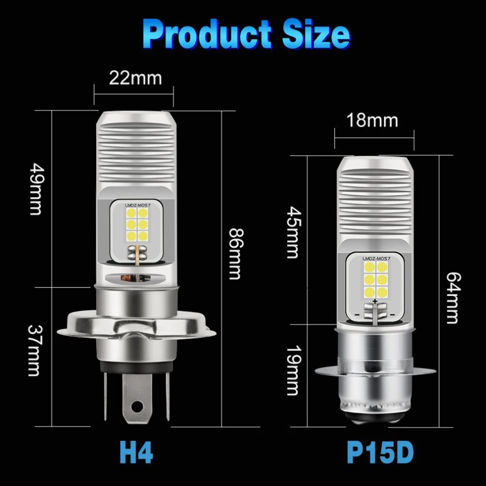 1pc 1200LM H4 LED Moto P15D H4 LED Moto Motorcycle Headlight Bulbs White Otorcycle Headlight Bulb Lamp 12LED Beam Light Lamp
1pc 1200LM H4 LED Moto P15D H4 LED Moto Motorcycle Headlight Bulbs White Otorcycle Headlight Bulb Lamp 12LED Beam Light Lamp