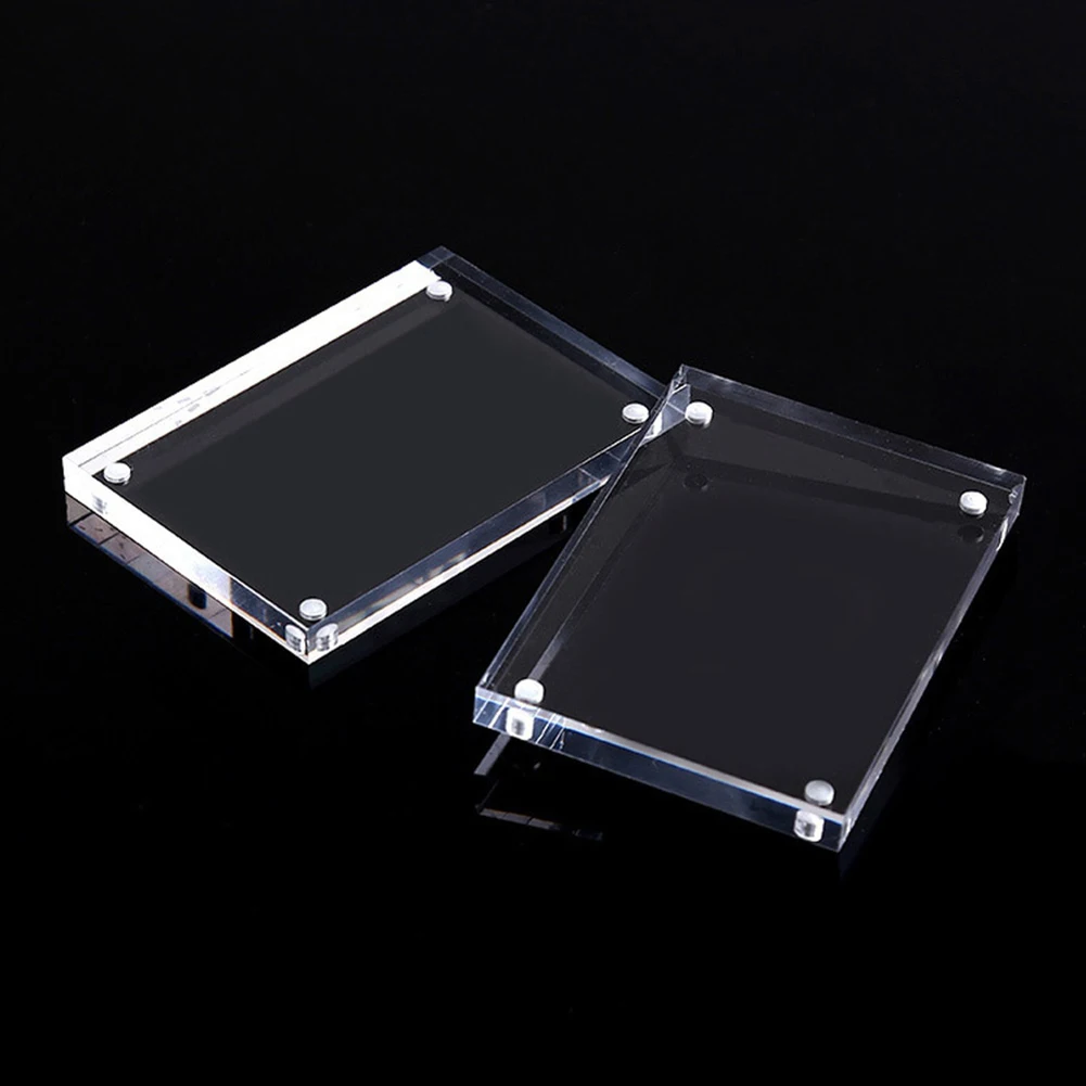 1pc Photo Frame Transparent Picture Frame Acrylic Magnetic Poster Display Stand Holder For Office Decoration Desktop Ornament
1pc Photo Frame Transparent Picture Frame Acrylic Magnetic Poster Display Stand Holder For Office Decoration Desktop Ornament