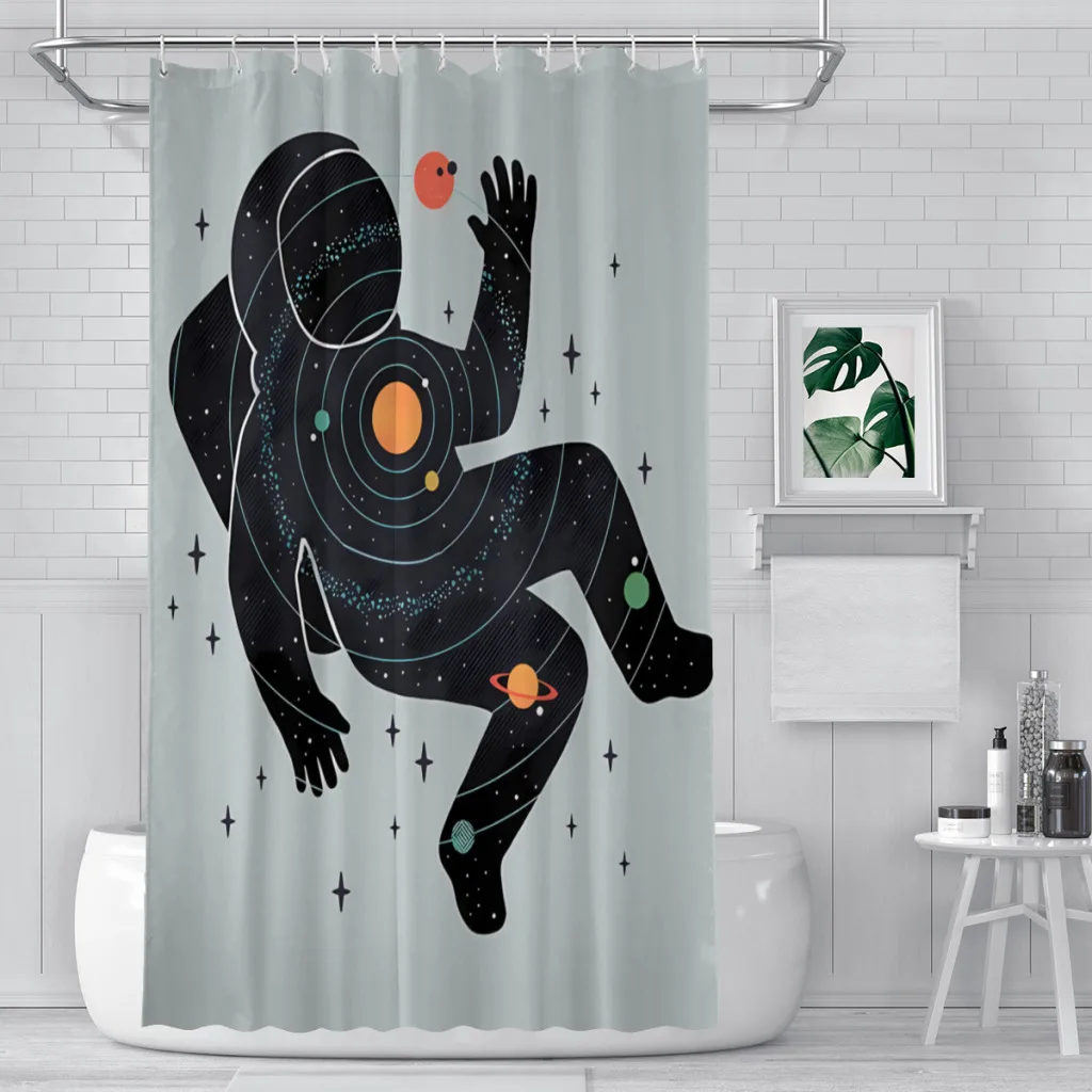 Inner Space Astronauts Bathroom Shower Curtains Waterproof Partition Unique Home Decor Bathroom Accessories
Inner Space Astronauts Bathroom Shower Curtains Waterproof Partition Unique Home Decor Bathroom Accessories