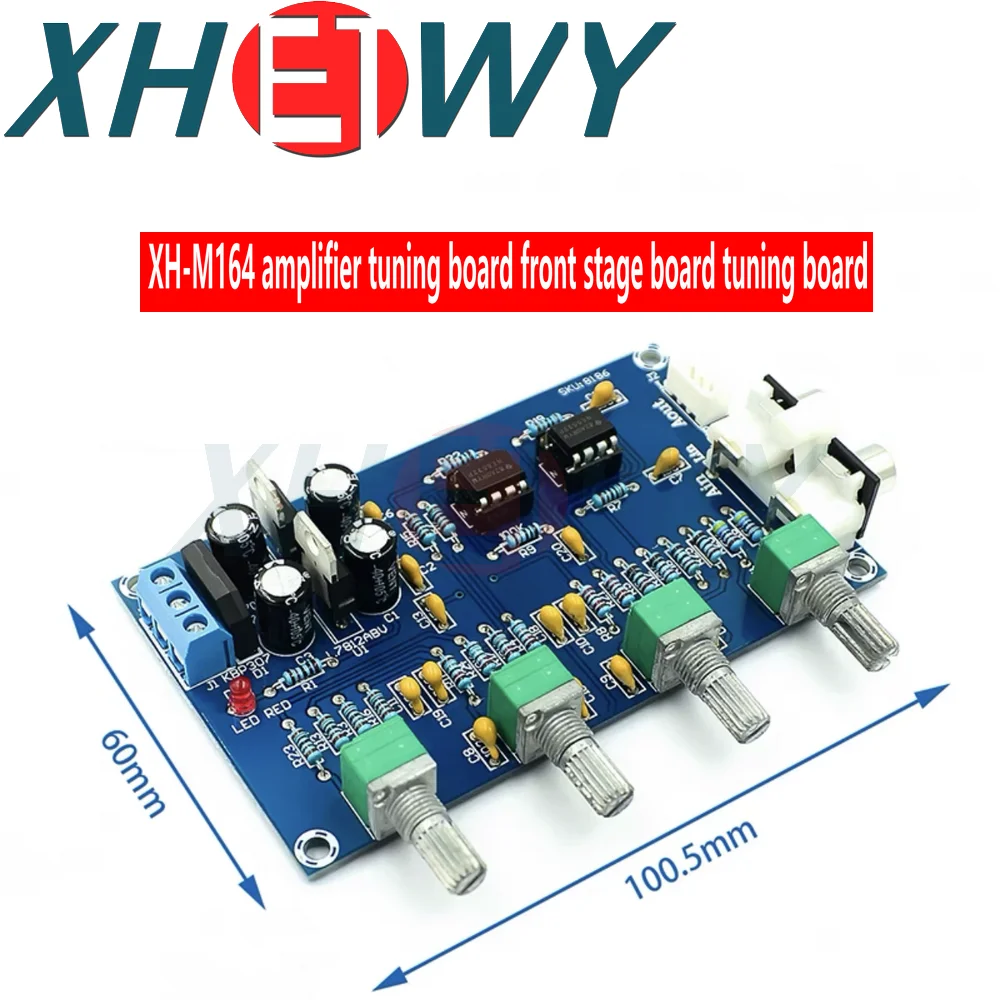 XH-M164 NE5532 усилитель тональности Плата усилителя AC 12V-15V источник питания