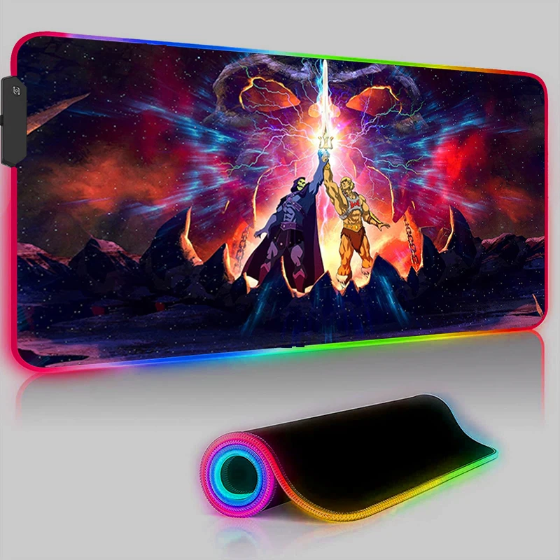 LED Mouse Pad RGB TV Show He-man And The Masters Of The Universe Rubber Gaming Accessories Mousepad Gamer Keyboard Laptop Rug
LED Mouse Pad RGB TV Show He-man And The Masters Of The Universe Rubber Gaming Accessories Mousepad Gamer Keyboard Laptop Rug