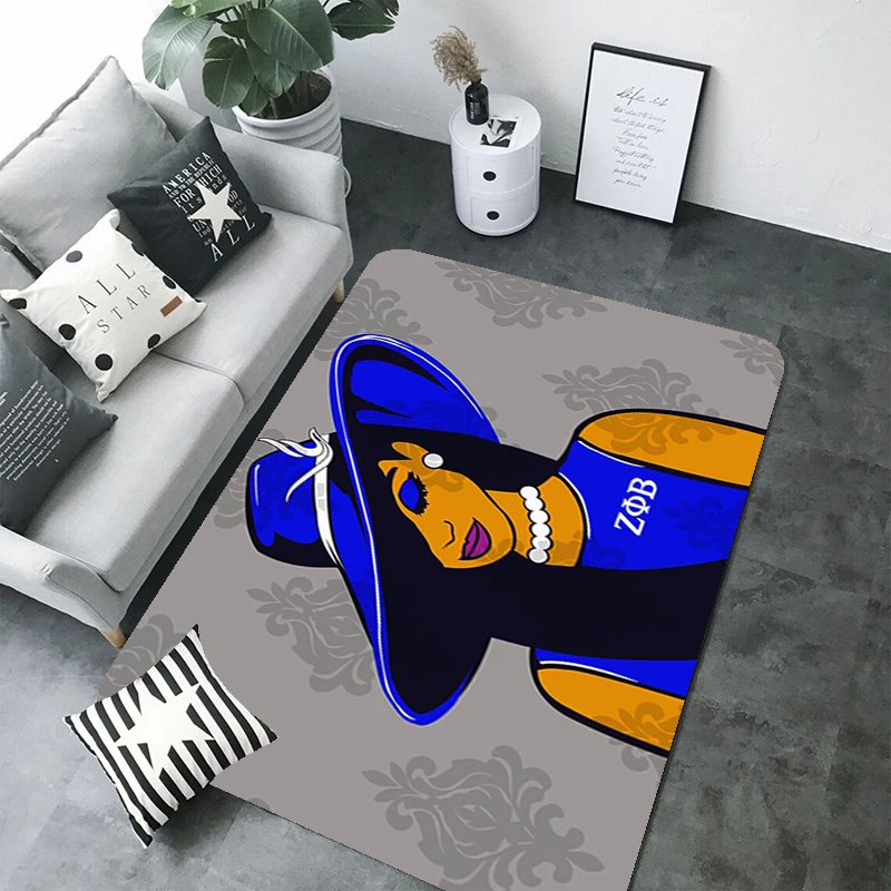 Room Rugs Zeta Phi Beta Mat for Hallway Bathroom Rug Home Entrance Mats Balcony Kitchen Foot Bath House Door Floor Garden Carpet
Room Rugs Zeta Phi Beta Mat for Hallway Bathroom Rug Home Entrance Mats Balcony Kitchen Foot Bath House Door Floor Garden Carpet