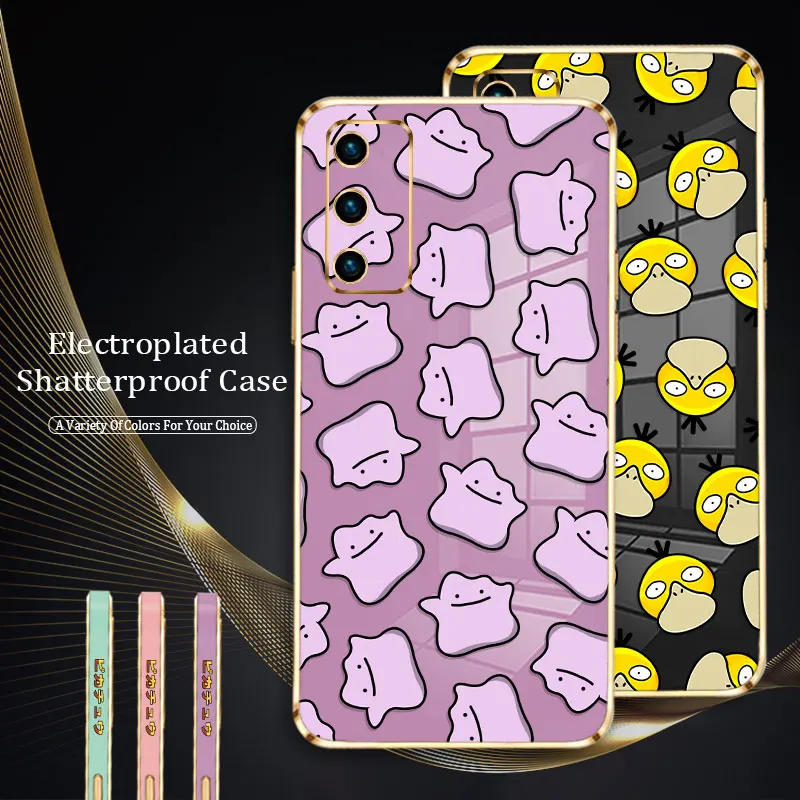 Plating Silicone Case For Samsung Galaxy S21 S20 S22 Ultra FE Plus S10e Note 20 9 8 10 Lite Fundas Cover Pokemon Psyduck
Plating Silicone Case For Samsung Galaxy S21 S20 S22 Ultra FE Plus S10e Note 20 9 8 10 Lite Fundas Cover Pokemon Psyduck