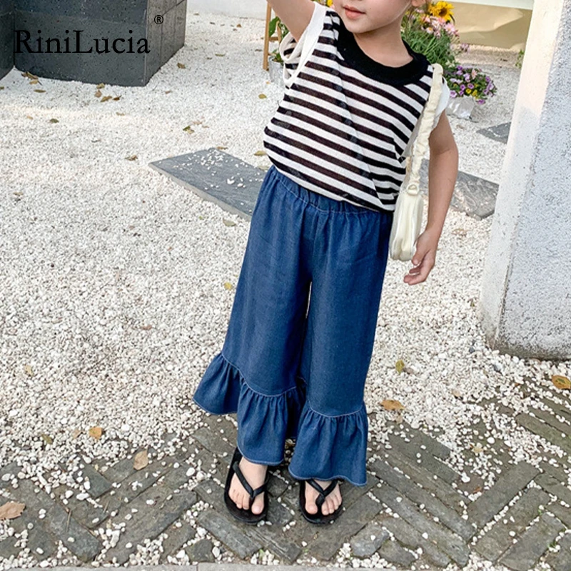 RiniLucia Baby Jeans Solid Color Boot Cut Jeans For Girls Summer Jeans Baby Girl Casual Style Toddler Girl Clothes Flared Jeans
RiniLucia Baby Jeans Solid Color Boot Cut Jeans For Girls Summer Jeans Baby Girl Casual Style Toddler Girl Clothes Flared Jeans